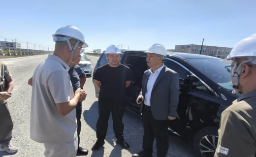 刘德新到建发盛海配套要素工程项目现场实地调研