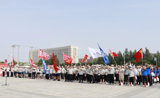 徒步砺初心·振兴担使命——辽宁（营口）沿海产业基地成功举办第二届“环明湖”徒步大会