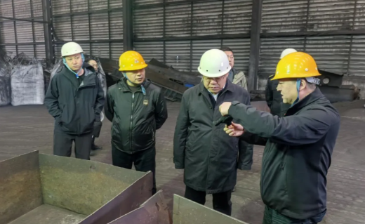 曹德强带队对园区重点企业开展安全生产督导检查